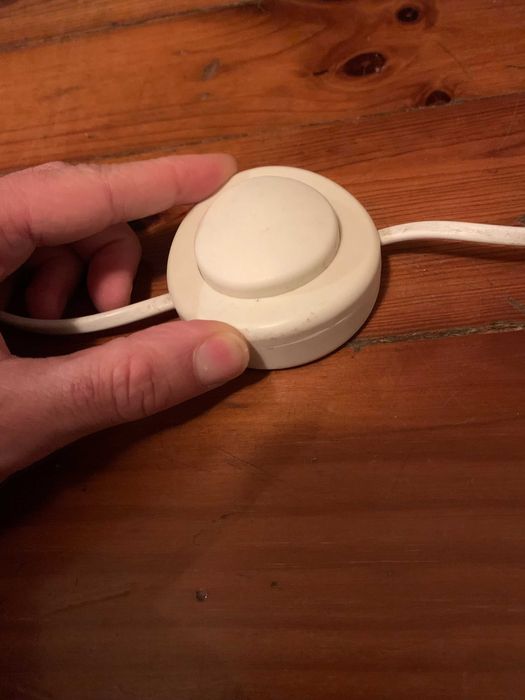 Base Candeeiro Ikea branco