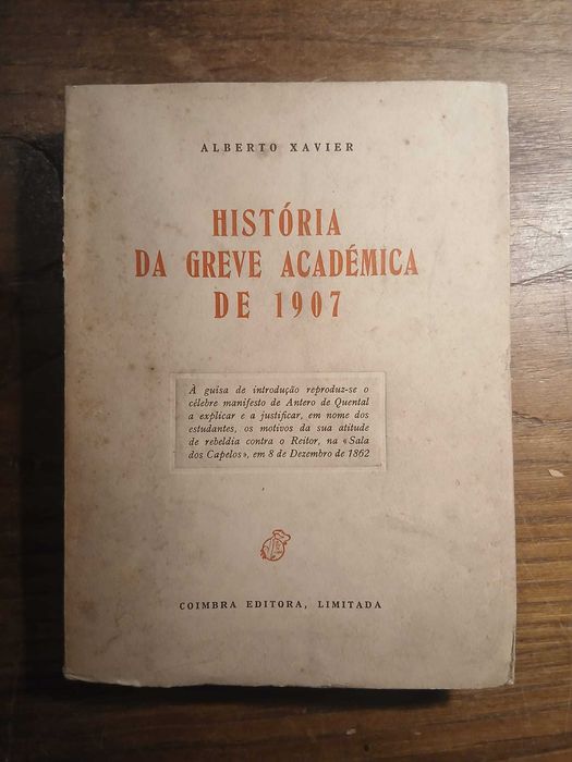 Alberto Xavier, História da Greve Académica de 1907