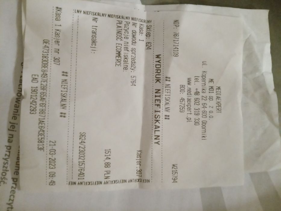 Lodówka nowa za 1300