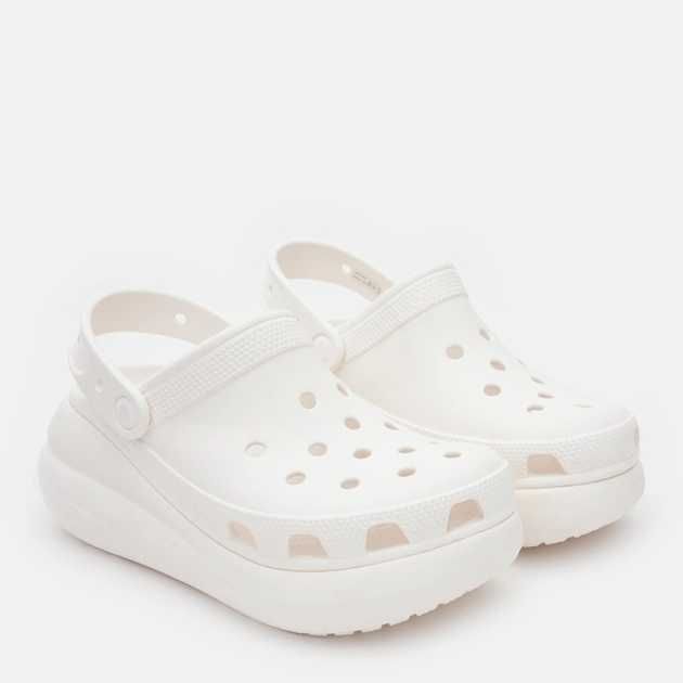 Crocs платформа білі