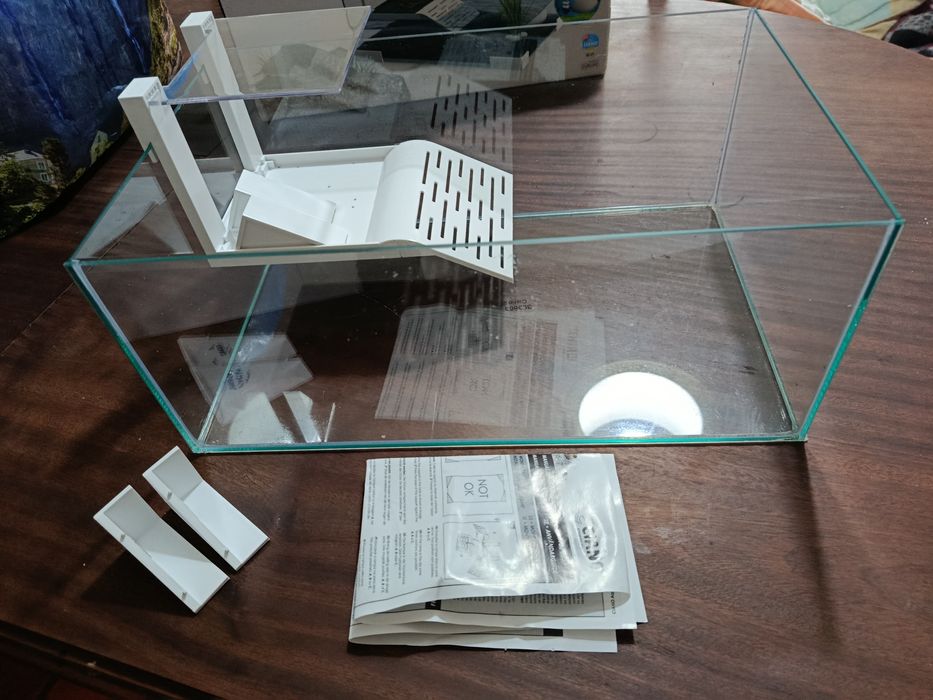 Aquário para tartaruga aquática