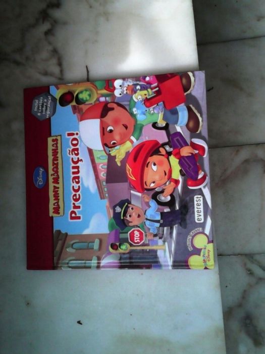 Conjunto 6 livros de histórias com desenhos ilustrados para criança