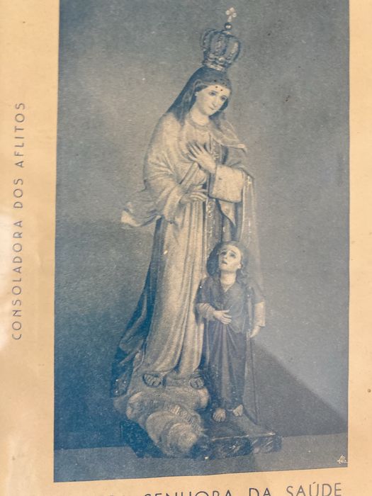 Nossa Senhora da Saúde emoldurada