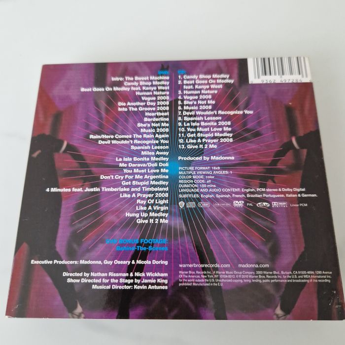 Madonna - Sticky&Sweat Tour - CD i DVD - ideał