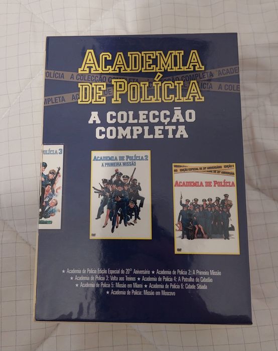 Coleção completa academia de Polícia, 7 DVDs