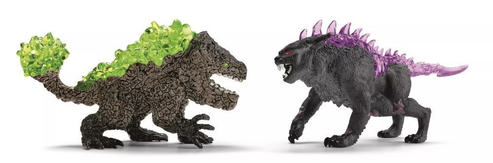 Schleich 70827 Ryś Cienia vs Kamienna Bestia Eldrador Creatures. Schleich