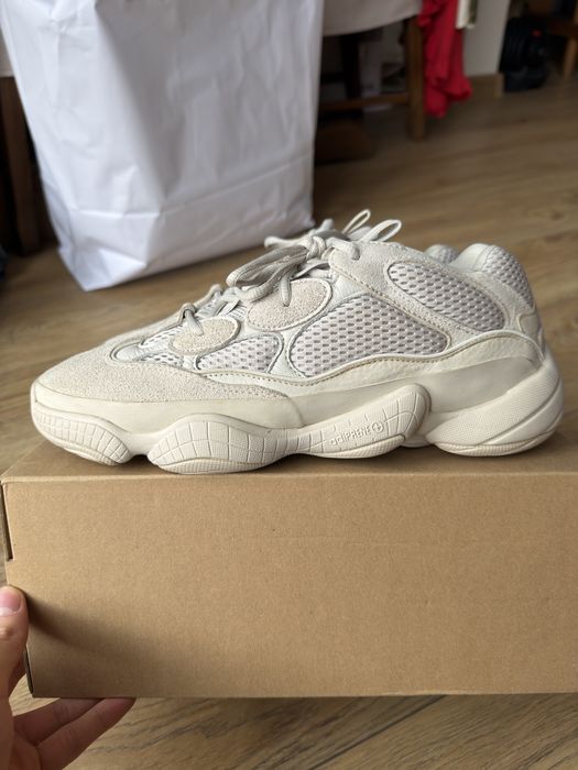Adidas Yeezy 500 Blush buty sneakersy beżowe 44 2/3