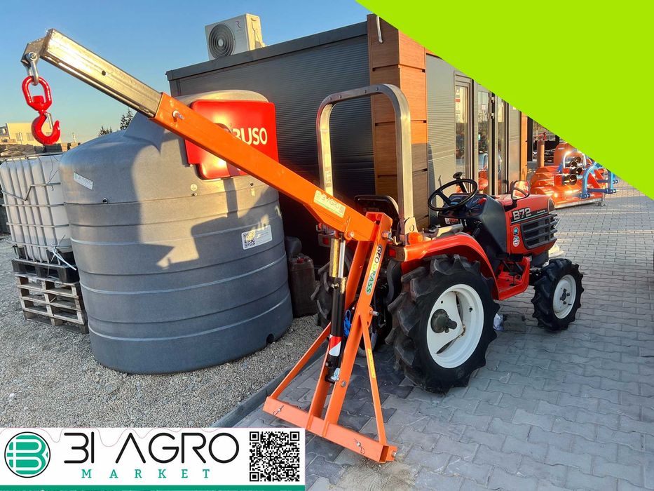 Podnośnik do MINI traktorka wętka żuraw do załadunku widły 200 - 500kg