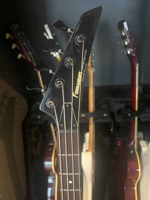 Fernandes PJ-50 1991r MIJ gitara basowa aktywna EMG skala 34"