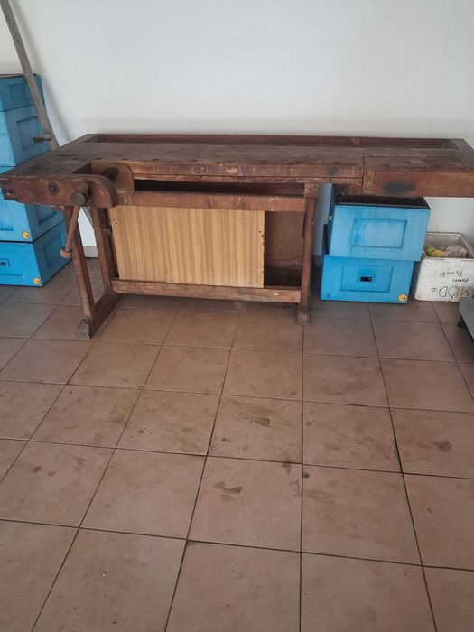 Stół stolarski z lat PRLu