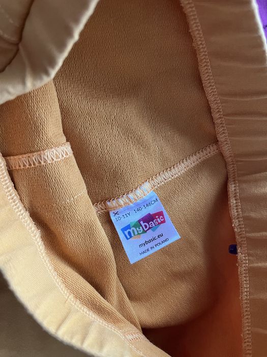 Musztardowe legginsy MyBasic 140-146