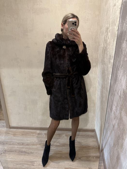 Норковая шуба (шоколад)