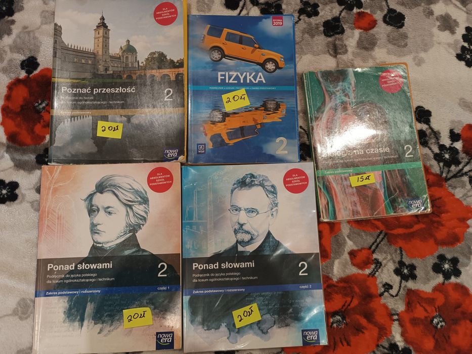 Książki do klasy 1 i 2 liceum