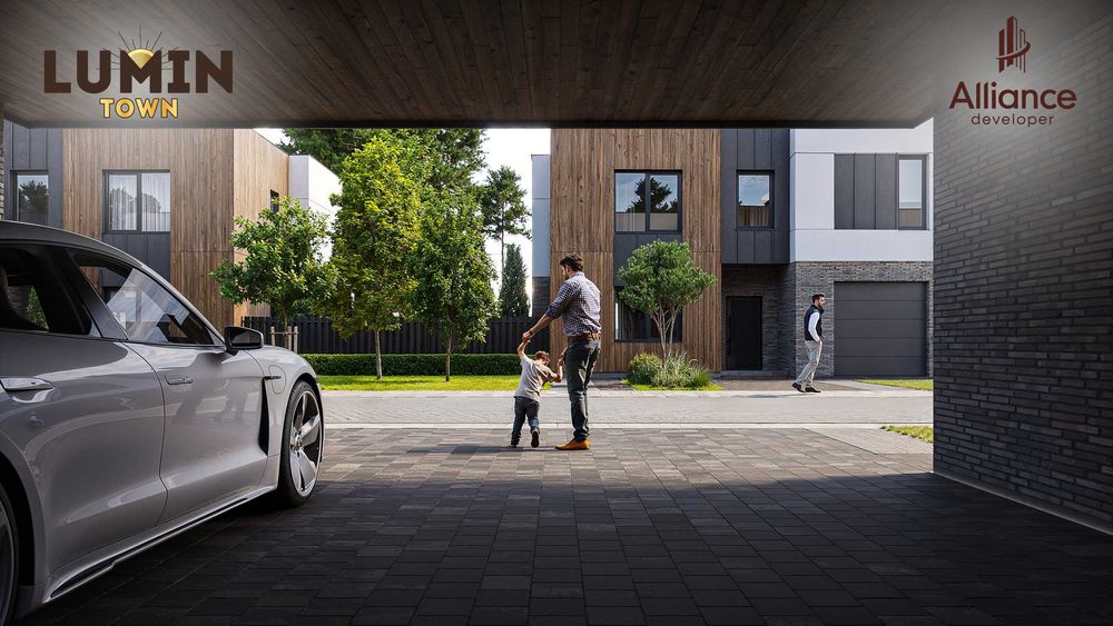 Сучасний будинок з власною земельною ділянкою від забудовника