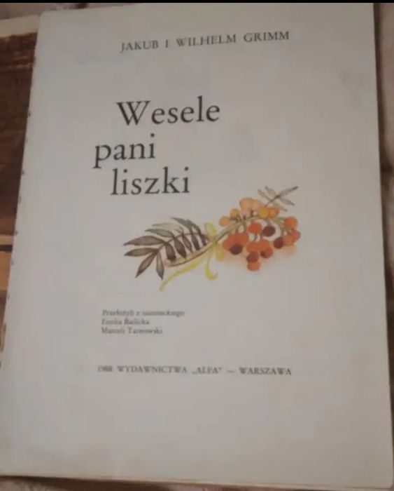 Wesele pani liszki - Jakub i Wilhelm Grimm