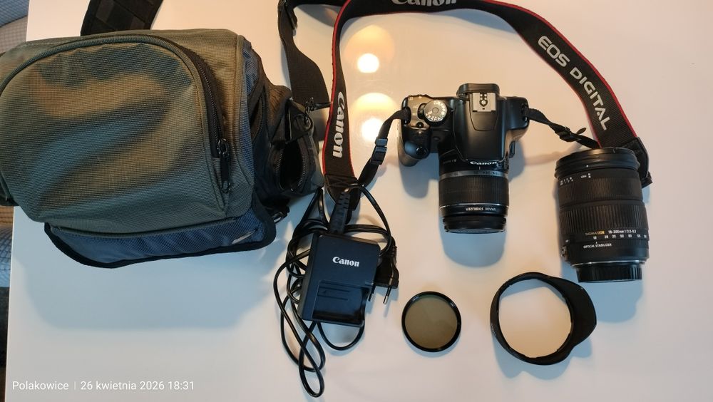 Sprzedam aparat canon eos 450D