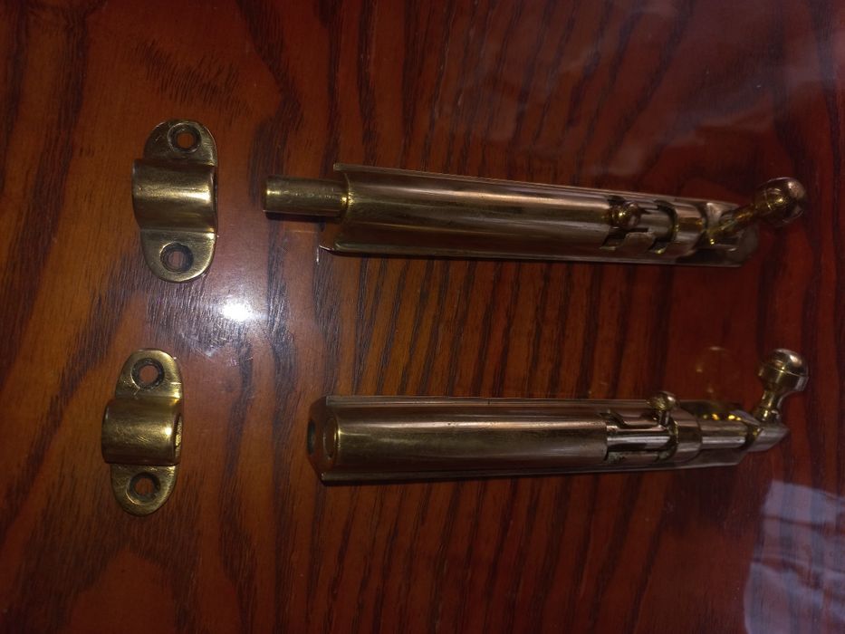 Бронзові шпингалети оконні. Старовинні.