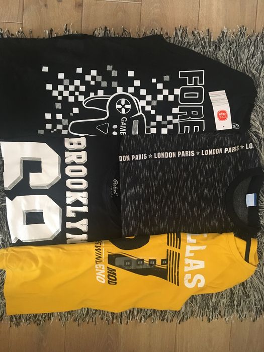 2 koszulki nowe plus 2 - firmowki dla chłopaka