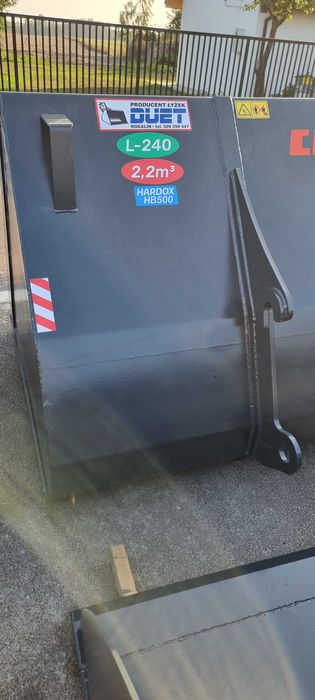 łopata łyżka merlo matbro 2,2m3 objętościowa manitou bobcat dieci jlg