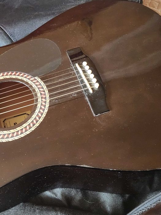 Оригінальна акустична гітара Hohner HW220 BK + фірмовий чохол RockBag