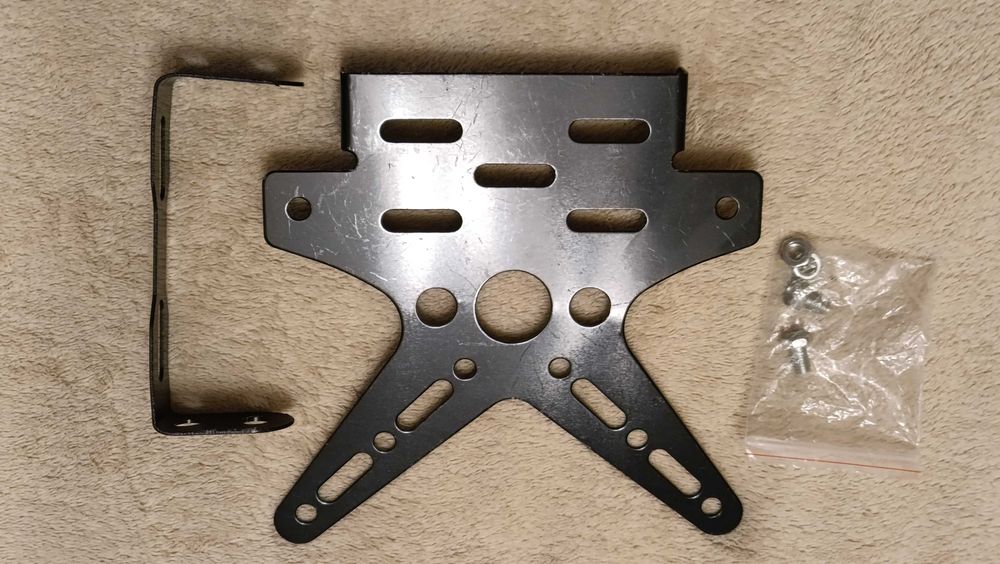 Тримач номерного знака мотоцикла з алюмінієвого сплаву