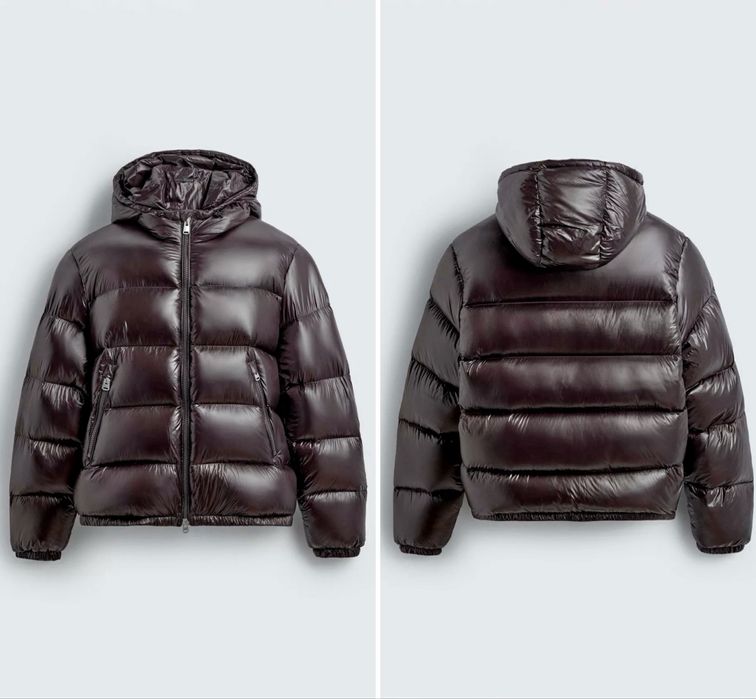 Пуховик Zara Puffer Jacket Оригінал Куртка Зимова Нова Мужская Новая