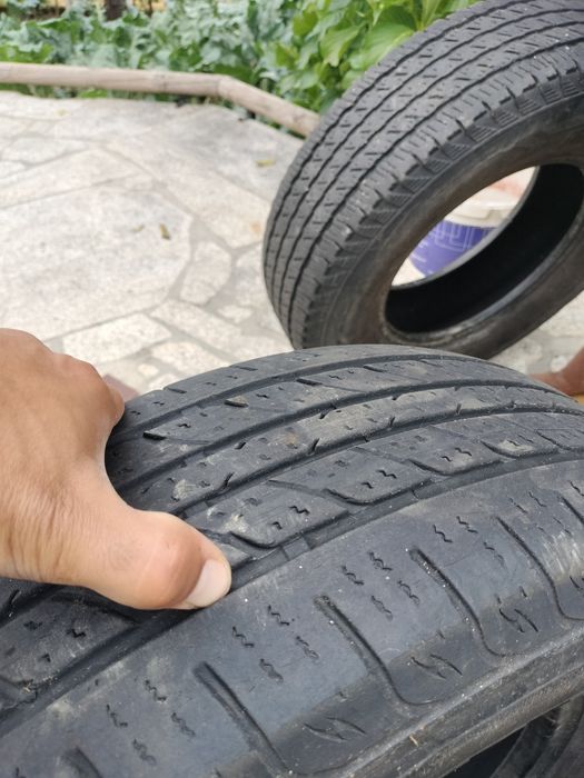 4 Pneus usados 225/75 R15 M+S – SUV / Jipe