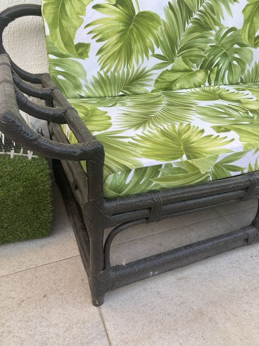 Sofa de jardim em verga