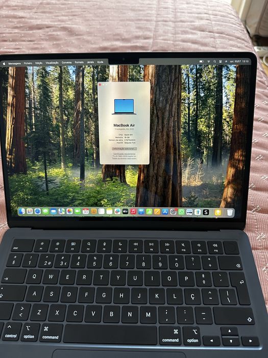 MacBook Air M4 13” 2025 | 16GB RAM | 256GB SSD | Como Novo