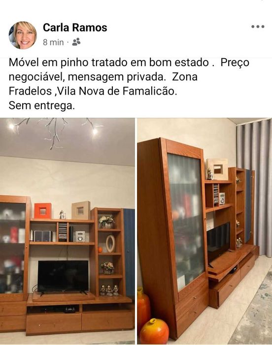 Movel de sala em pinho tratado