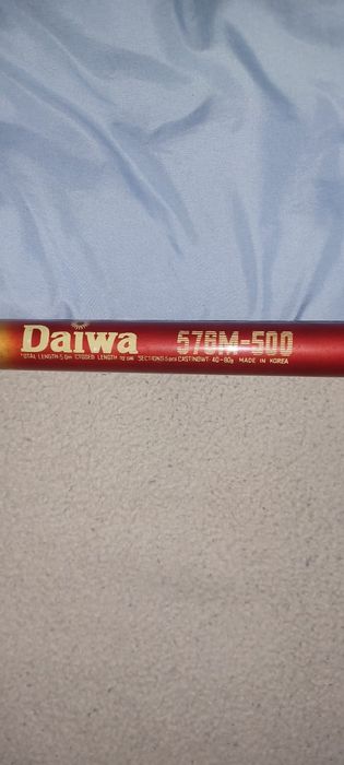 Witam sprzedam sprzęt wędkarski wędka daiwaj 5 metrów i dwa kołowrot