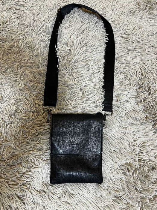 Сумка-барсетка чоловіча з натуральної шкіри через плече Moltani 6823-1