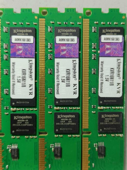 Оперативна память Kingston DDR3 8GB - 1600MHz - низькопрофільна