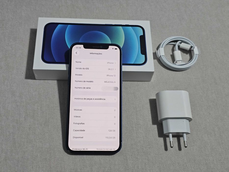 Iphone 12 128Gb. 100% Bateria.  Muito bom