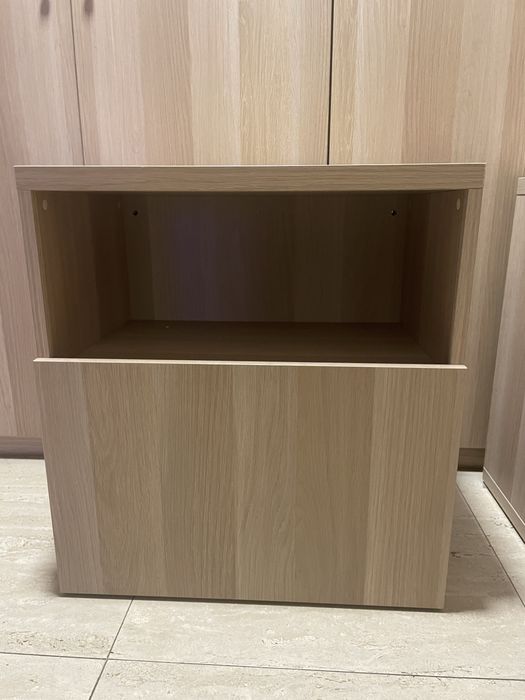 Mesa cabeceira carvalho claro