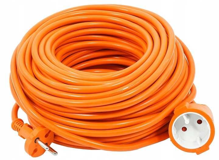 Przedłużacz budowlany kosiarki lampek ogrodu 30M 2x1,0