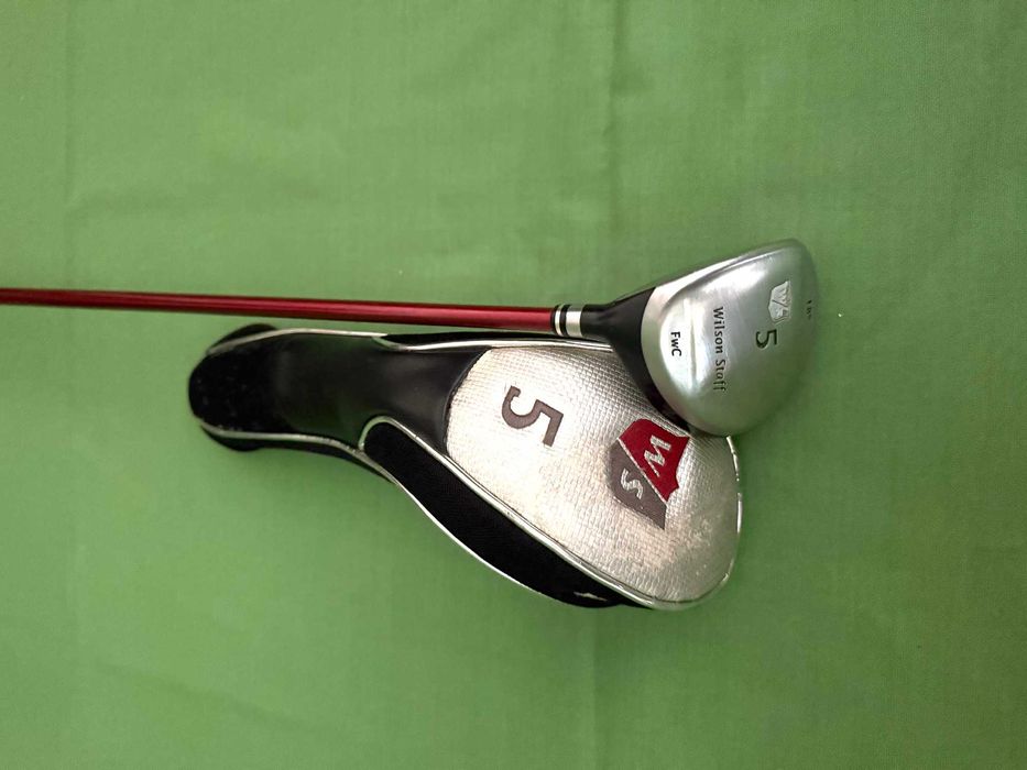 Taco de Golfe Wilson Staff FWC Esquerda Madeira nº 5 com capa original
