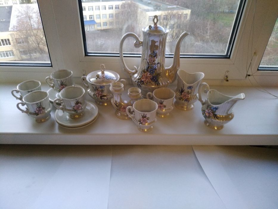 Кофейный сервиз новый на 6 персон СССР