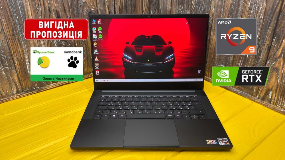 Супер Ціна! Геймерський Ноутбук Razer Blade 14 RZ09-0370 /RTX 3070 8GB