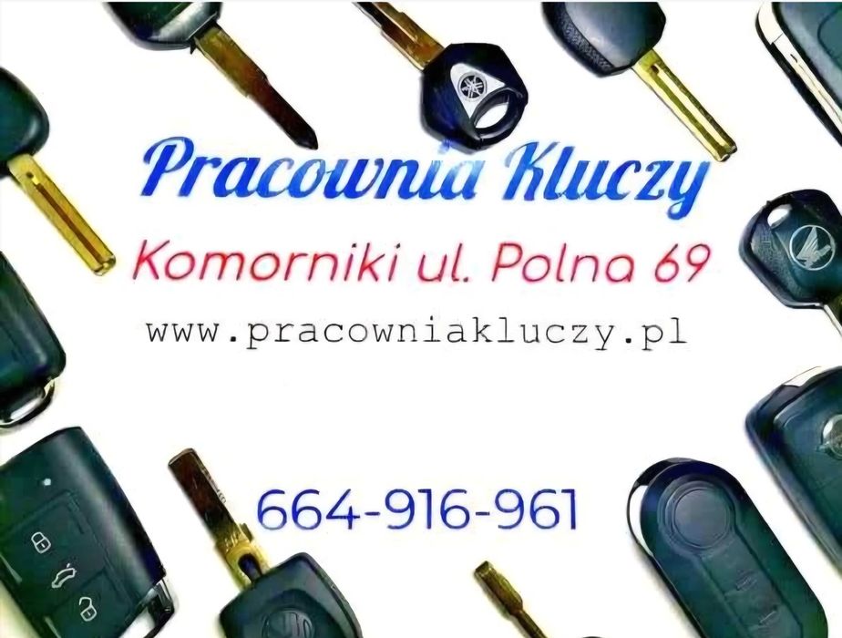 Naprawa stacyjki Dorabianie kluczy Gwarancja