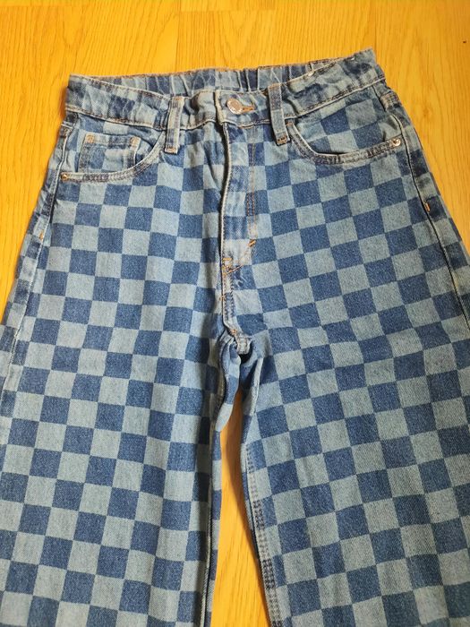 Spodnie szerokie dzwony rozm. 140