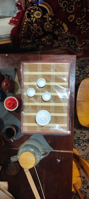 Бамбуковий мат с тканевой основой