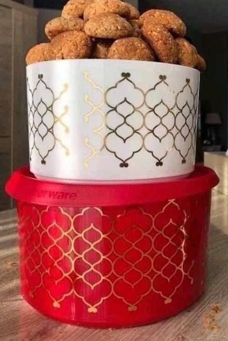 Conjunto Caixa Bege 1.4L + Bordeaux 2L Tupperware