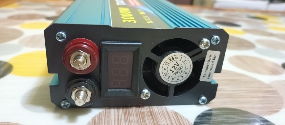 Інвертор перетворювач 12-220V з чистою сінусоїдою Tataliliken 3000W