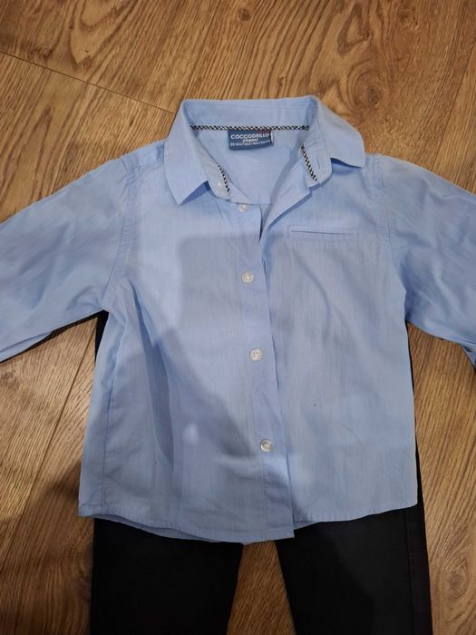 86 spodnie koszula sweterek coccodrillo stan idealny