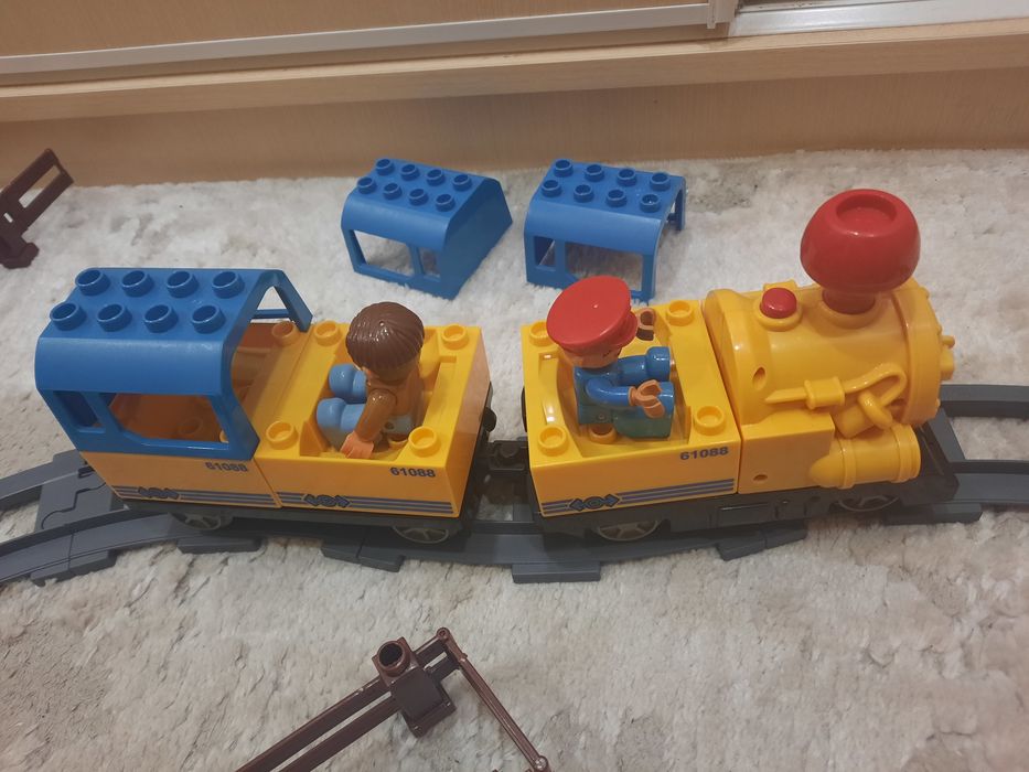 Конструктор jixin поезд рельсы, звук свет