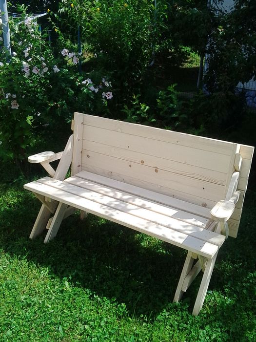 Стіл -лавка - трансформер. ( Доставка по Україні 650 - 800гр.