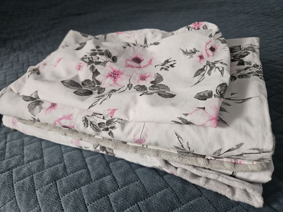 4częściowy zestaw pościeli do wózka i fotelika dla niemowlaka