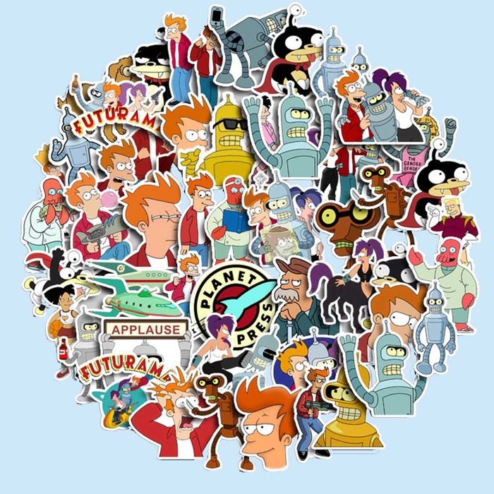 Стікери Футурама, futurama stickers
