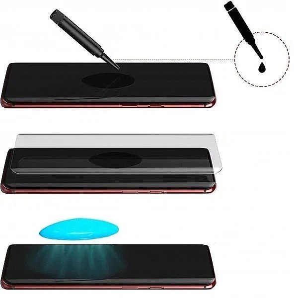 Szkło hartowane UV Xiaomi Redmi Note 13 Pro Plus Full Glue Braders